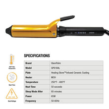 Load image into Gallery viewer, GLAMPALM CLIP IRON 1.4"