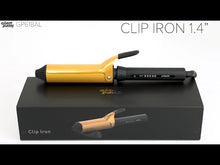 Load and play video in Gallery viewer, GLAMPALM CLIP IRON 1.4"