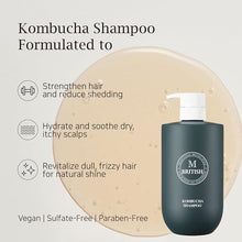 Load image into Gallery viewer, British M Kombucha Shampoo 750ml
