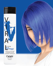 Load image into Gallery viewer, Vivid blue Viral Hair – Colorwash
