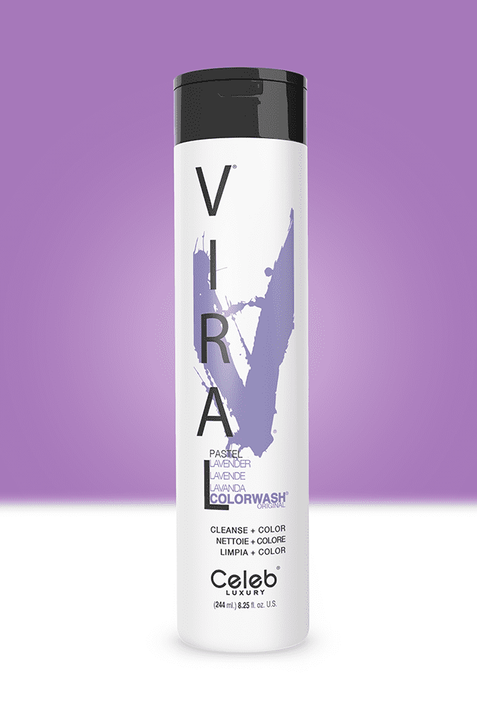 Pastel lavender Viral Hair – Colorwash