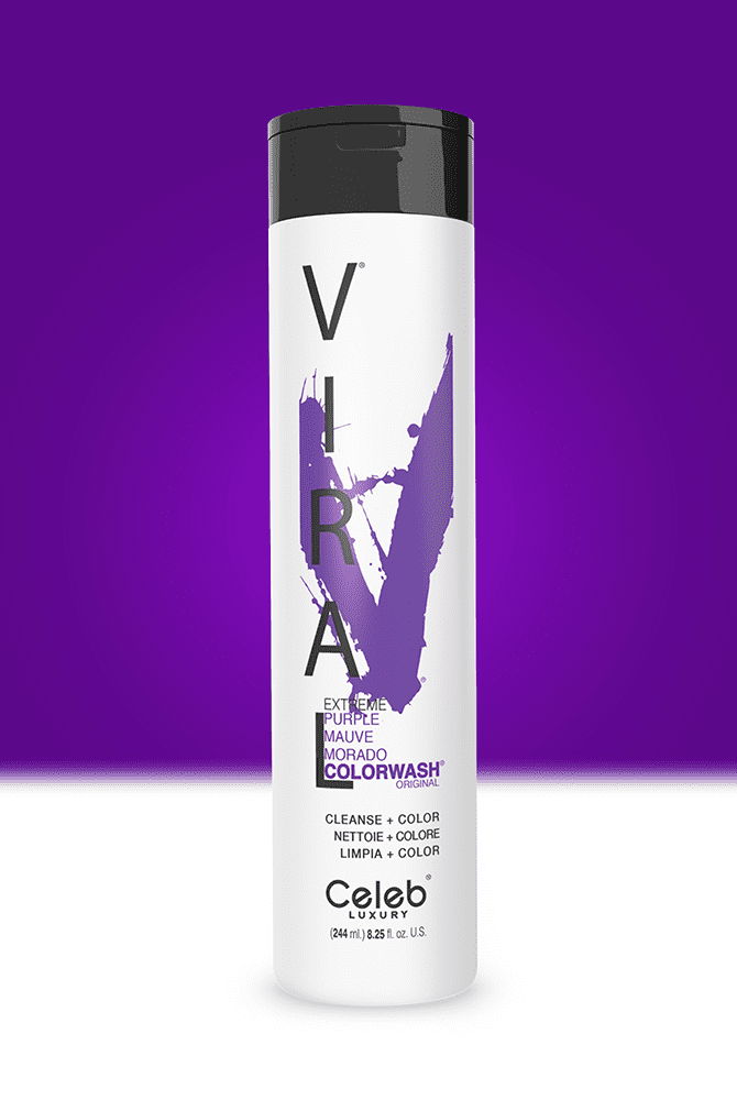 Vivid purple Viral Hair – Colorwash