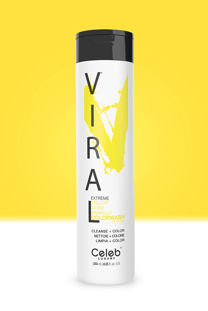 Vivid yellow Viral Hair – Colorwash